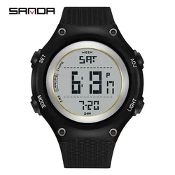 Fashion Sanda Top Brand Outdoor Sports Men's Watches Multifunction Waterproof Digital Male Clock Chronograph Relogio Masculino