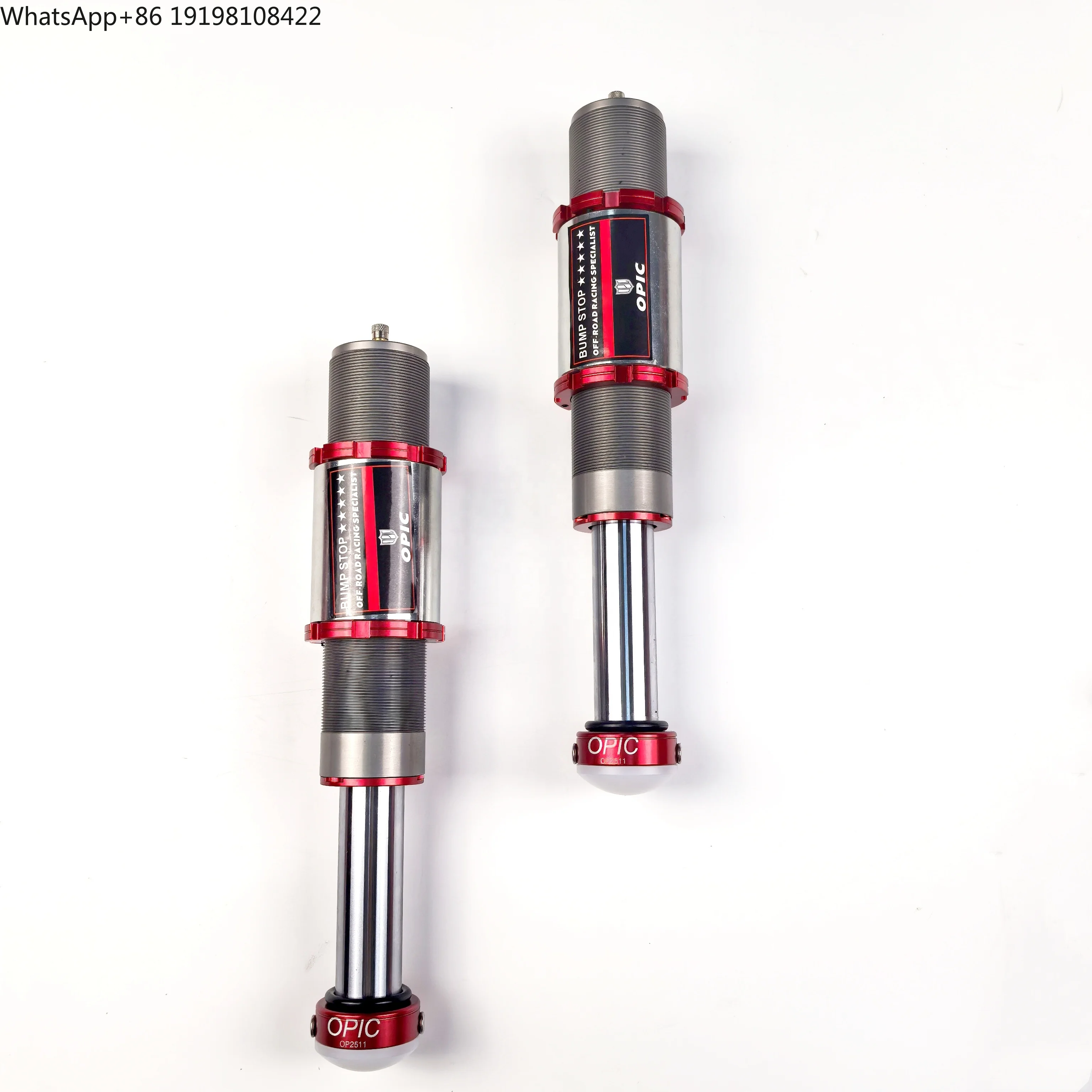 OPIC 4x4 Off-Road Adjustable Thread Bump Stop 4-Inch Hydraulic Steel Bump Stop for Jeep Buggy JK JL TJ for Toyota Models XJ