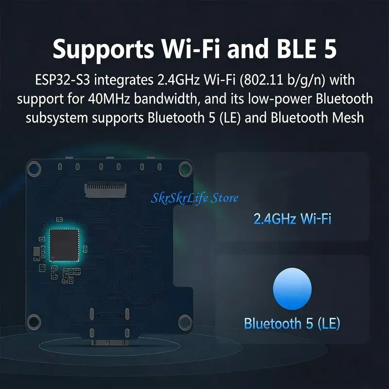 E65E Development Board LCD Screen 240x240 1.54inch Display WiFi Bluetooth-compatible Microcontroller for Xiaozhi