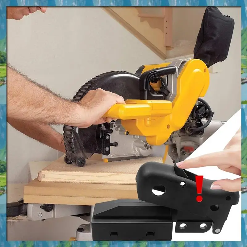 AB07 Saklar Panas Pemicu Fitswitch DW717 DW718 DWS780 Miter Saw Saklar Daya Pemicu Pengganti Aksesori Keselamatan