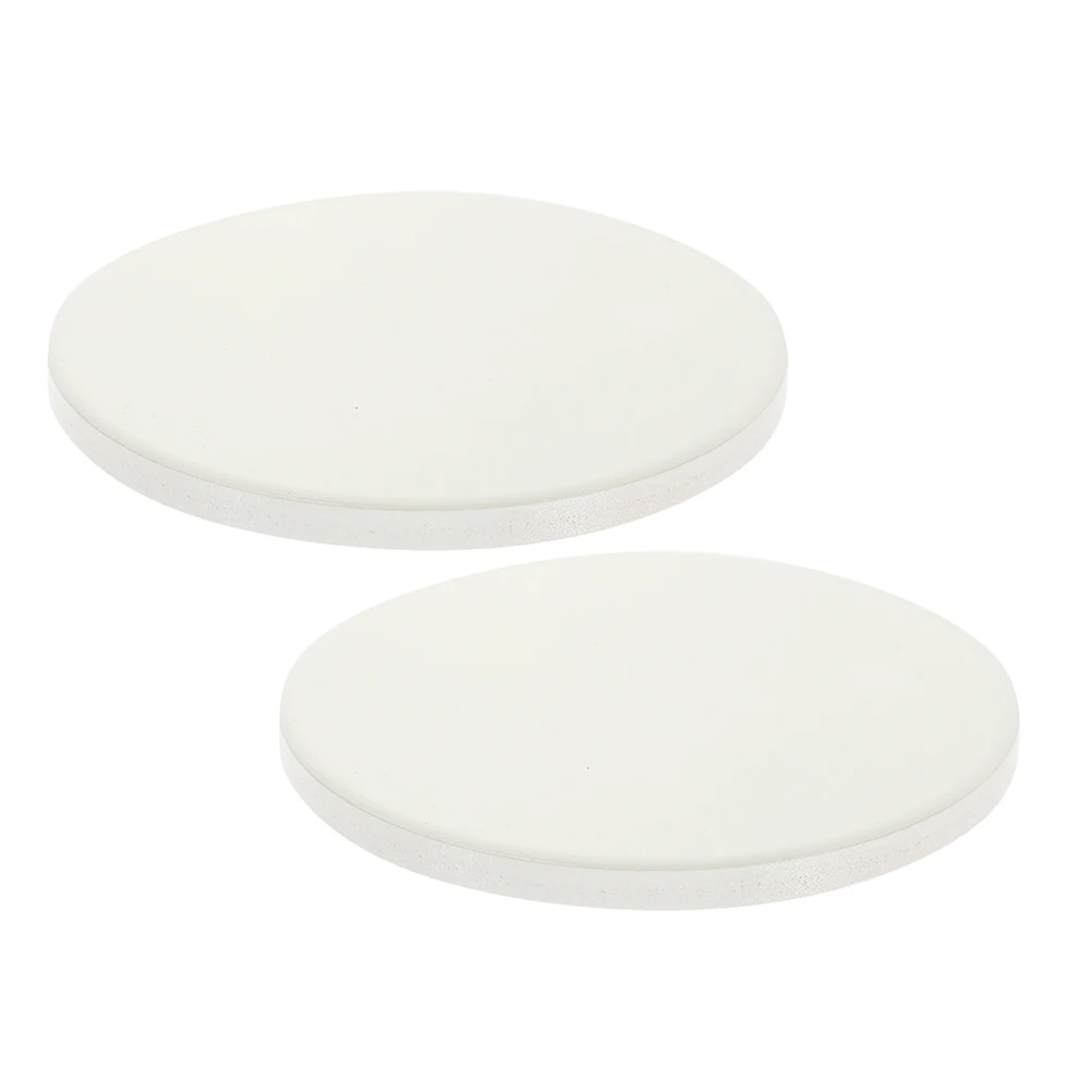 

2 Pcs Ceramic Coaster Heat Transfer Coasters Sublimation Blank Insulation Pads Cup Mats