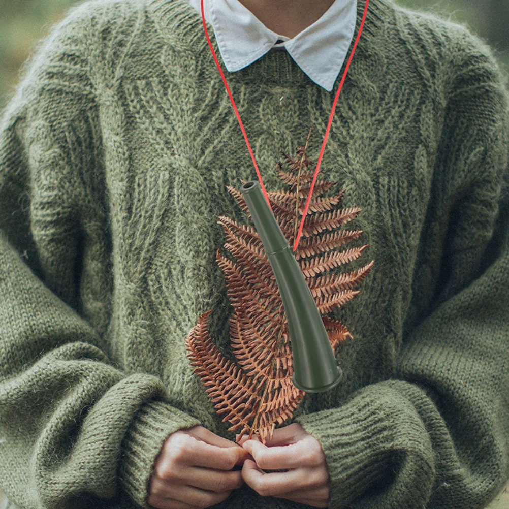 4-teiliges kompaktes Signalhorn, lauter Geräuschmacher für Überlebensnotfälle, Outdoor-Wettbewerbe, Notfall-Überlebenshorn