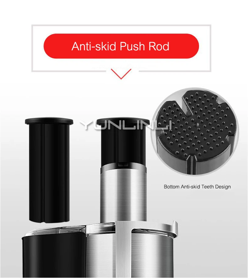 Commerciële Juicer 1000W Volautomatische Sapcentrifuge Intelligente Roestvrijstalen Sapmachine Huishoudelijke Juicer