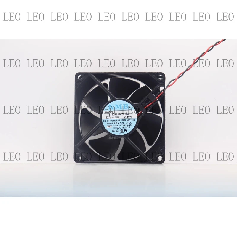 FF  for  NMB 3110KL-04W-B59 12V 0.30A 8CM 8025 2-Wire Cooling Fan