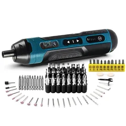 Cordless Electric Screwdriver, Rechargeable, 1300mAh Lithium Battery, Mini Drill, 3.6V Power Tools Set, Household Maintenance Re