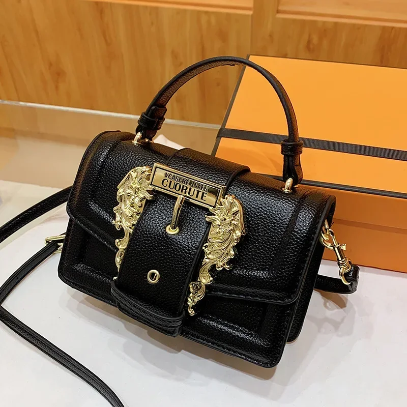 

2025 New! Women's Niche Diamond - Lock Chain Small Square Bag - Trendy, Versatile Shoulder Messenger for Fashionistas