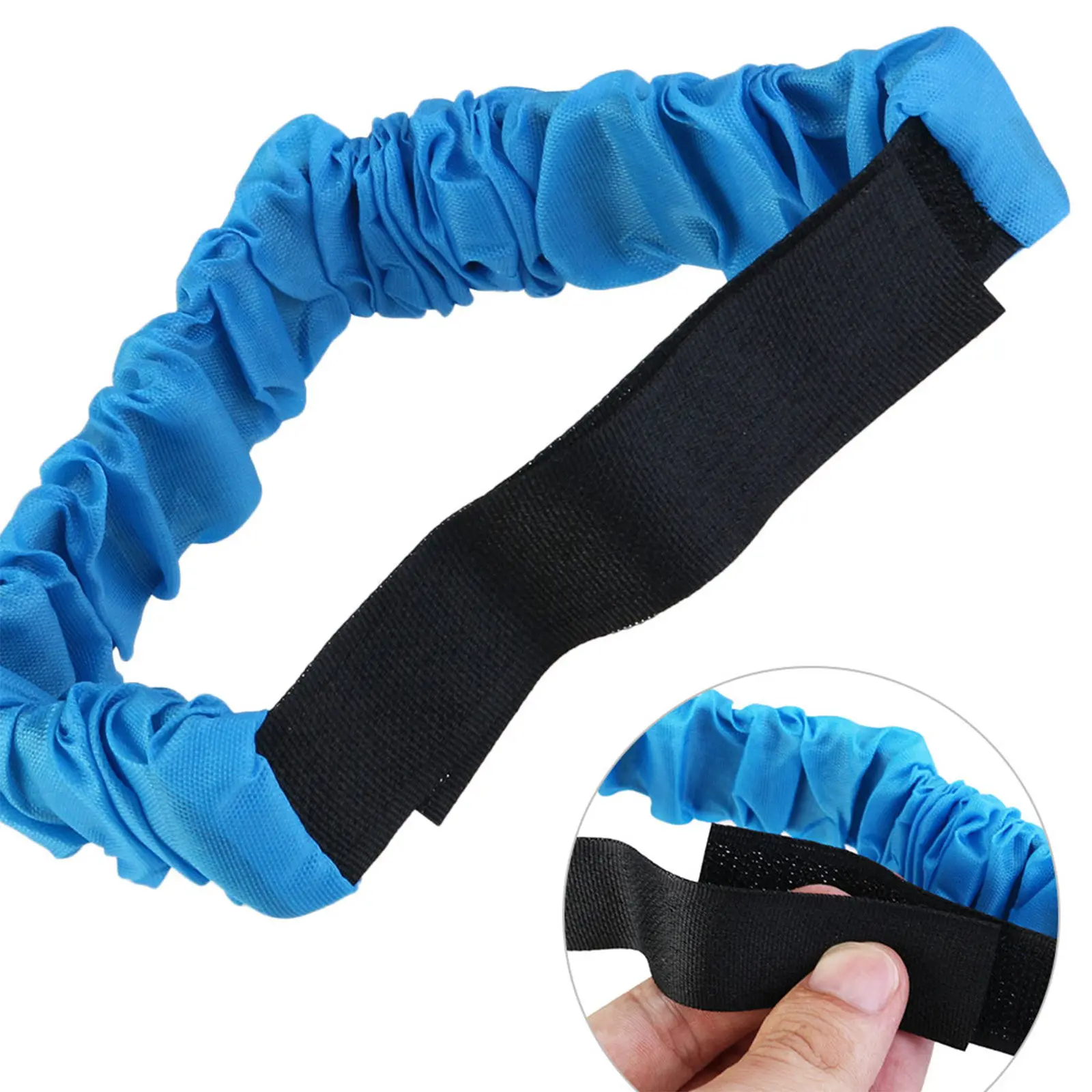 4Pcs Soft Elastic Binders for Traditional Three-Legged Races High-Density Sewn Cloth Tie Ropes Portable Easy-Clean Race Bands