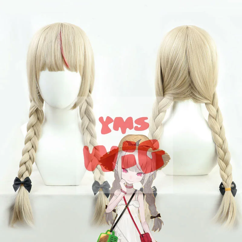 4 Types Hololive VTuber Makaino Ririmu Cosplay Wig School Uniform Youtuber Gamers Girls Gamers Ririmu Kissme Lovelyheart-Lolita