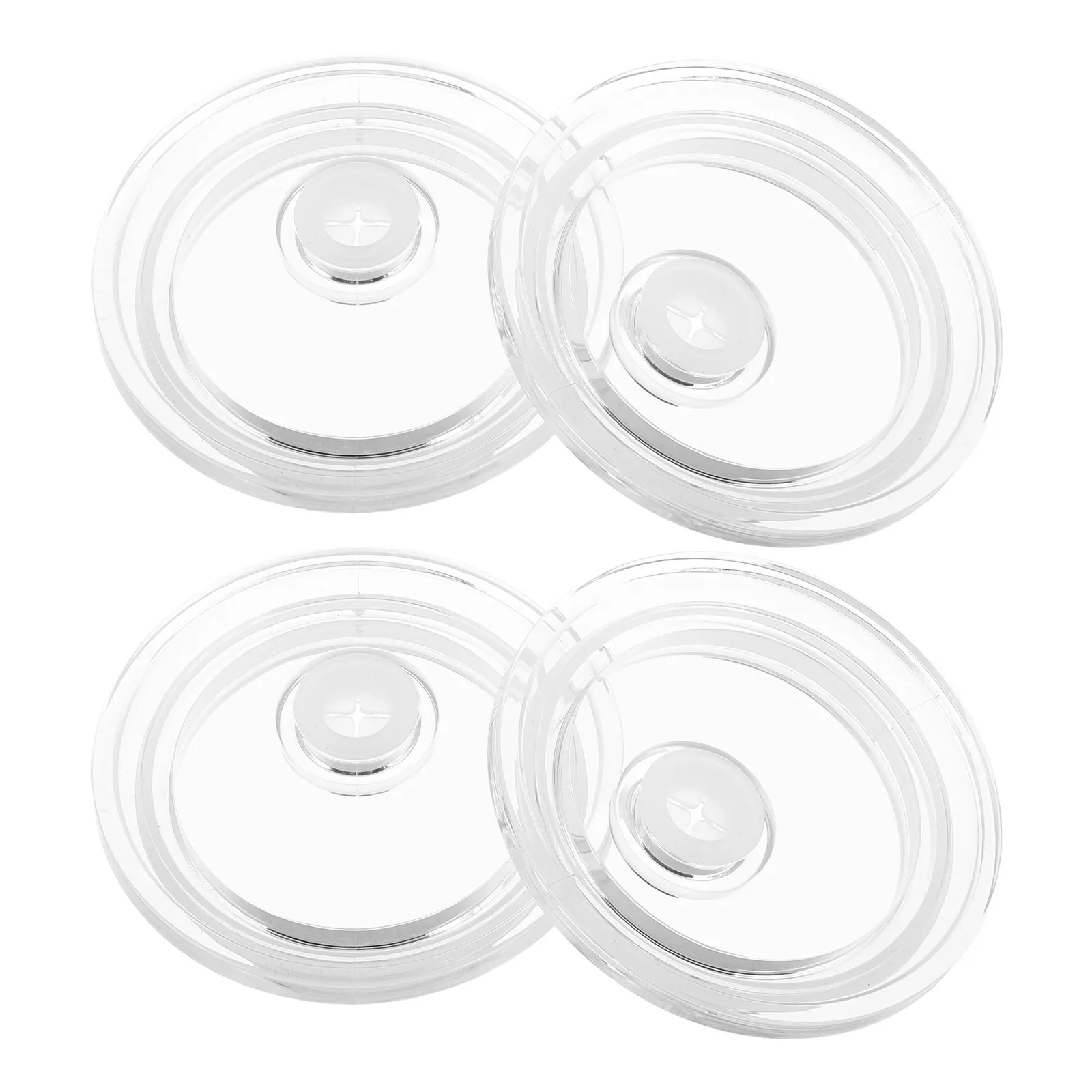 4pcs 16oz Mason Jar Straw Lid Reusable Tumbler Lid Sealing Covers With Straw Hole Jar Water Mug Lids Milk Tea Cup Covers