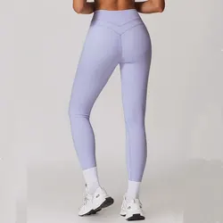 Nuovi pantaloni da Yoga Leggings da Yoga per allenamento da donna Leggings sportivi a vita alta collant da allenamento da corsa da donna pantaloni da Fitness Push-Up da palestra