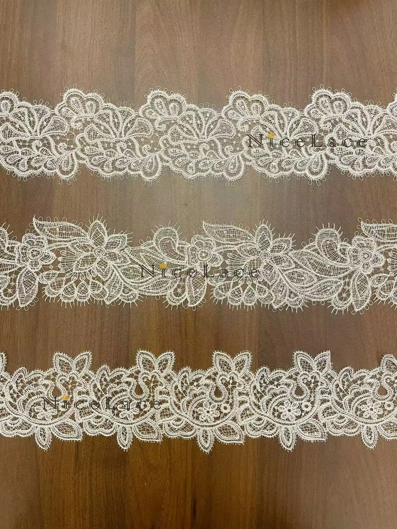 5yards/lot Sequins Guipure tri - Home Fashion Textiles ulasan dan harga