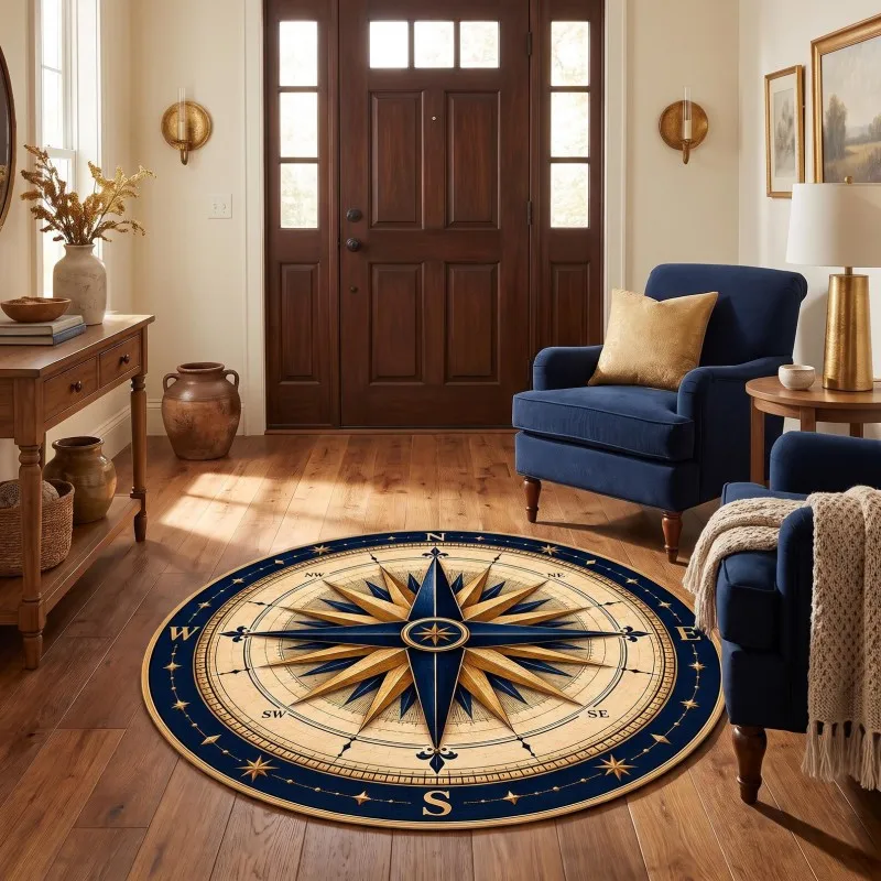 Vintage Pink Medallion Pattern Carpet Classic Floral Home Decor Floor Cover Living Room Bedroom Lounge Accent