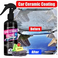 3 In 1 Ceramic Car Coating Spray Ceramic Coat Auto Motorcycle Hydrophobic Protect Polish Paint Care Detailing Gloss Seal Wax
