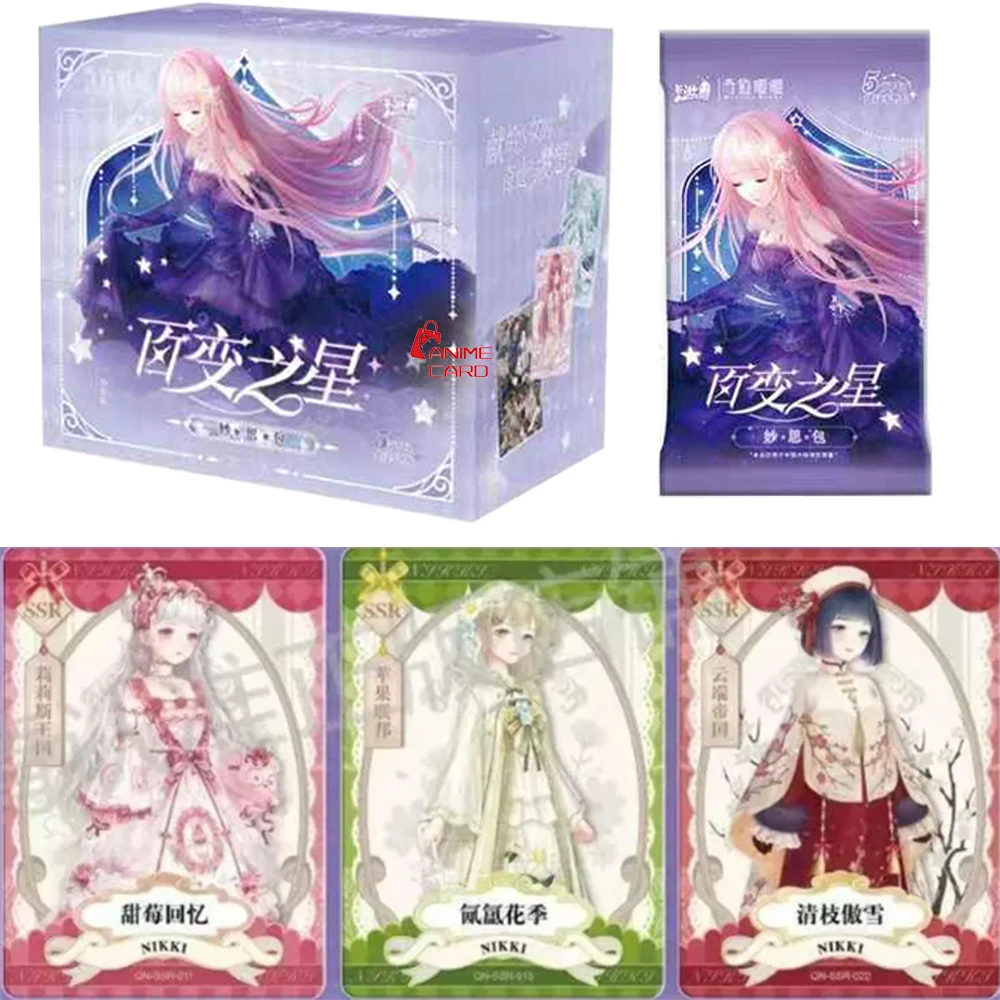 KAYOU Genuine Miracle Nikki Cards Variety Stars Wonder Pack Anime Peripheral Collection Cards Girls Toys Gifts