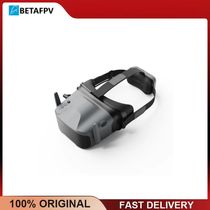 BETAFPV VR04 HD FPV-Brille mit Eingebauter 2600mAh Batterie Videoaufnahme MicroSD-Karten-Unterstützung HD-Anzeige Renndrohnen-Zubehör