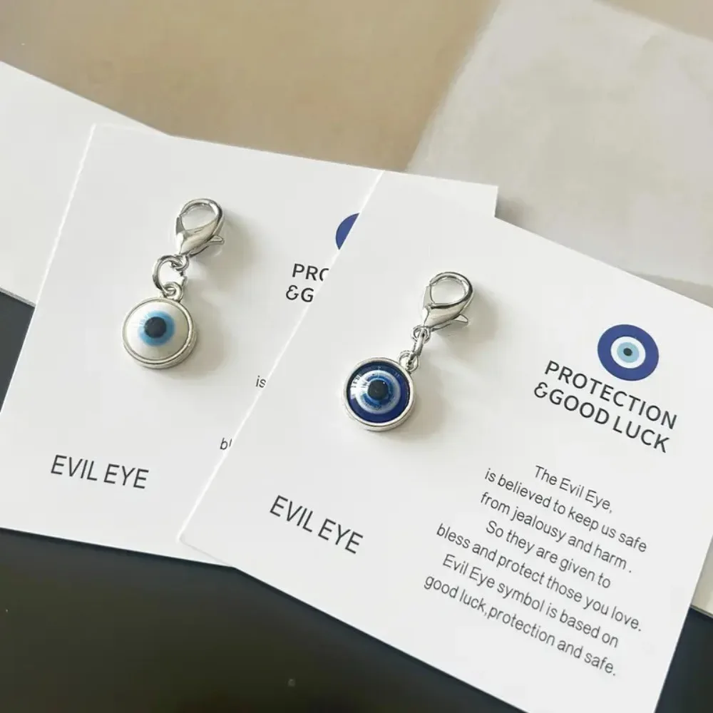 Llavero con Colgante de Ojo Turco de la Suerte para Mujer, Decoración de Bolsos, Llavero para Coche de Hombre, Colgante para Mochila Escolar, Regalo para Fiesta Y2K, Accesorios para Llaveros