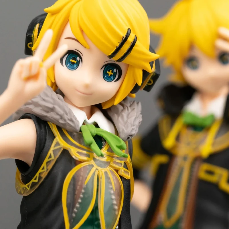 

New Genuine Sega Luminasta Hatsune Miku Project Diva Arcade Future Tone Len Rin Pvc 23cm Model Toy Collectibles Ornament Gift