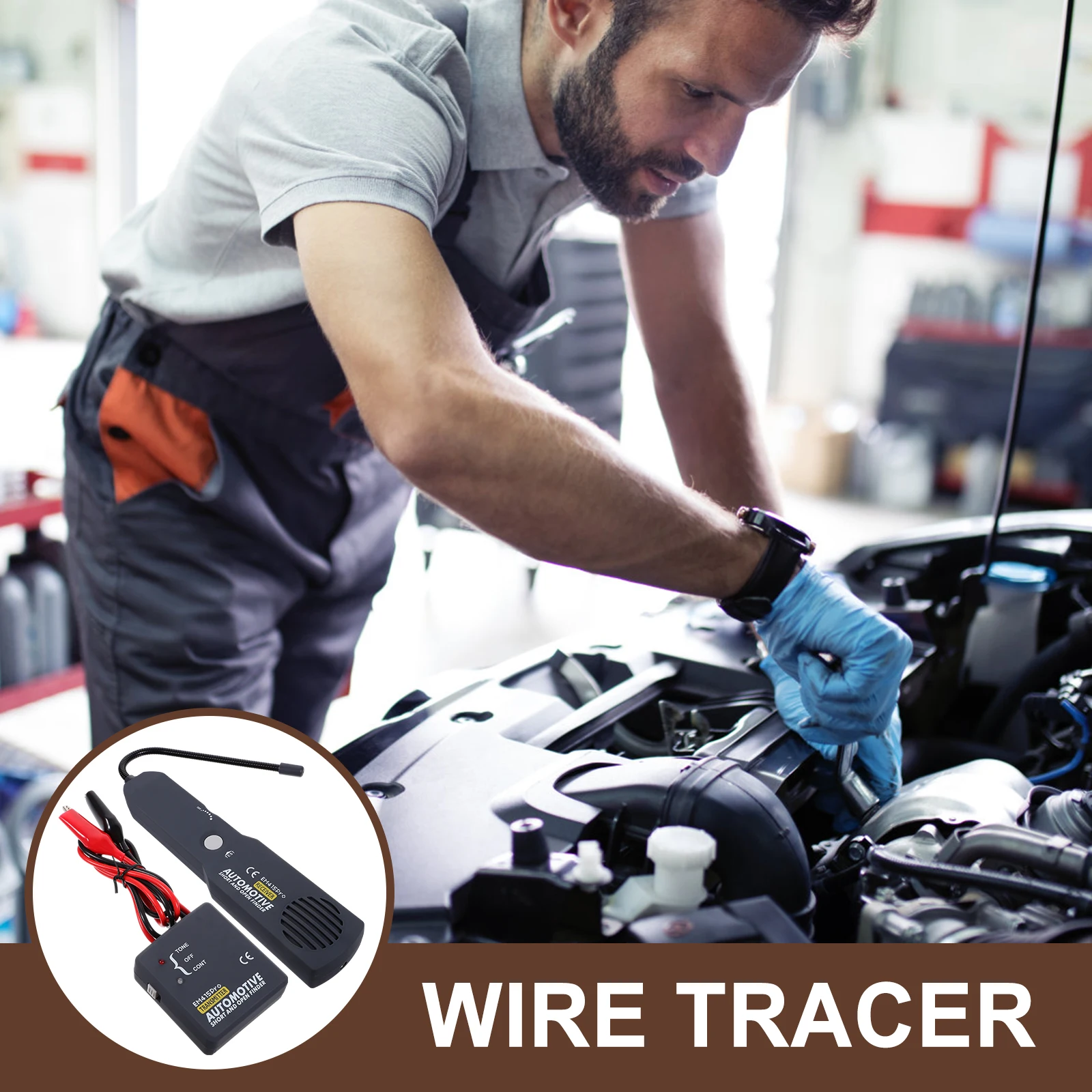 

Automotive Short Circuit Tester Tracer Car Electrical Open Wire Breaker Tracker Circuit Wire Tester Multi