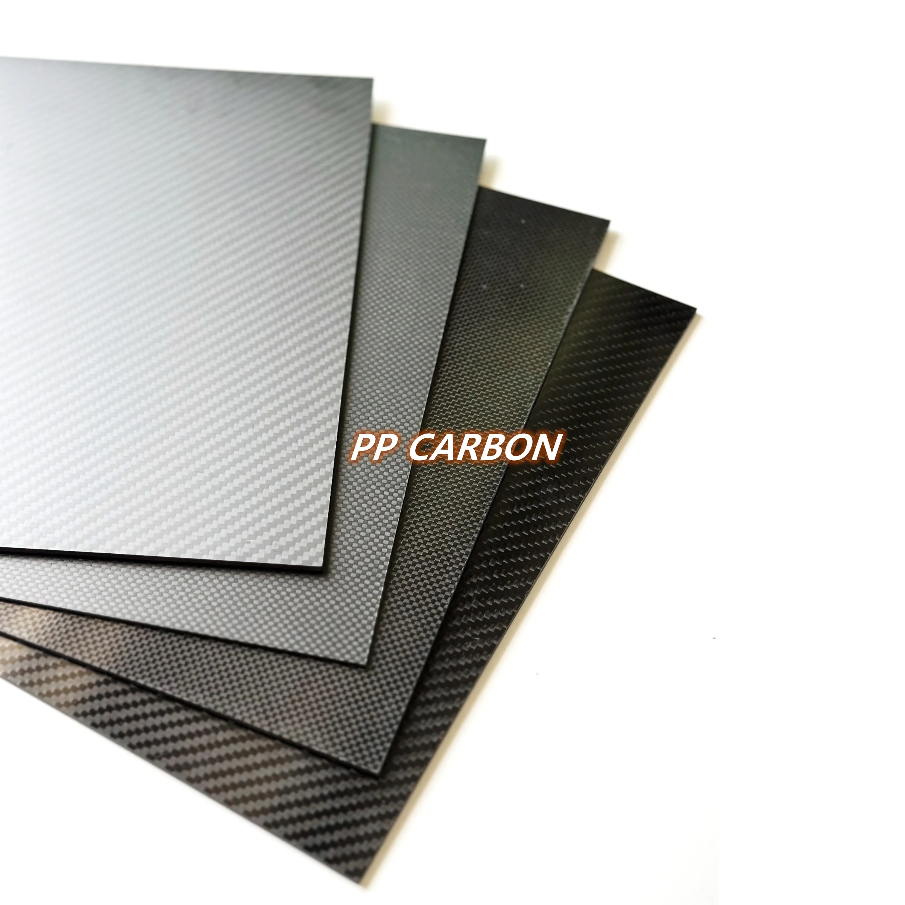 300x300mm Full 3K Carbon Fiber Plate Sheet High Strength Carbon Board Panel Thickness 0.5mm 1.0mm 1.5mm 2mm 2.5mm 3mm 4mm 5mm