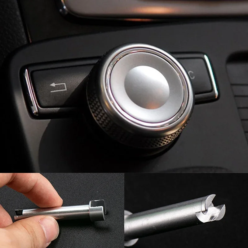1Pc for Mercedes Benz W204 X204 W212 W218 Command Console Controller Rotary Switch Button Scroll Knob Shaft Repair Accessories