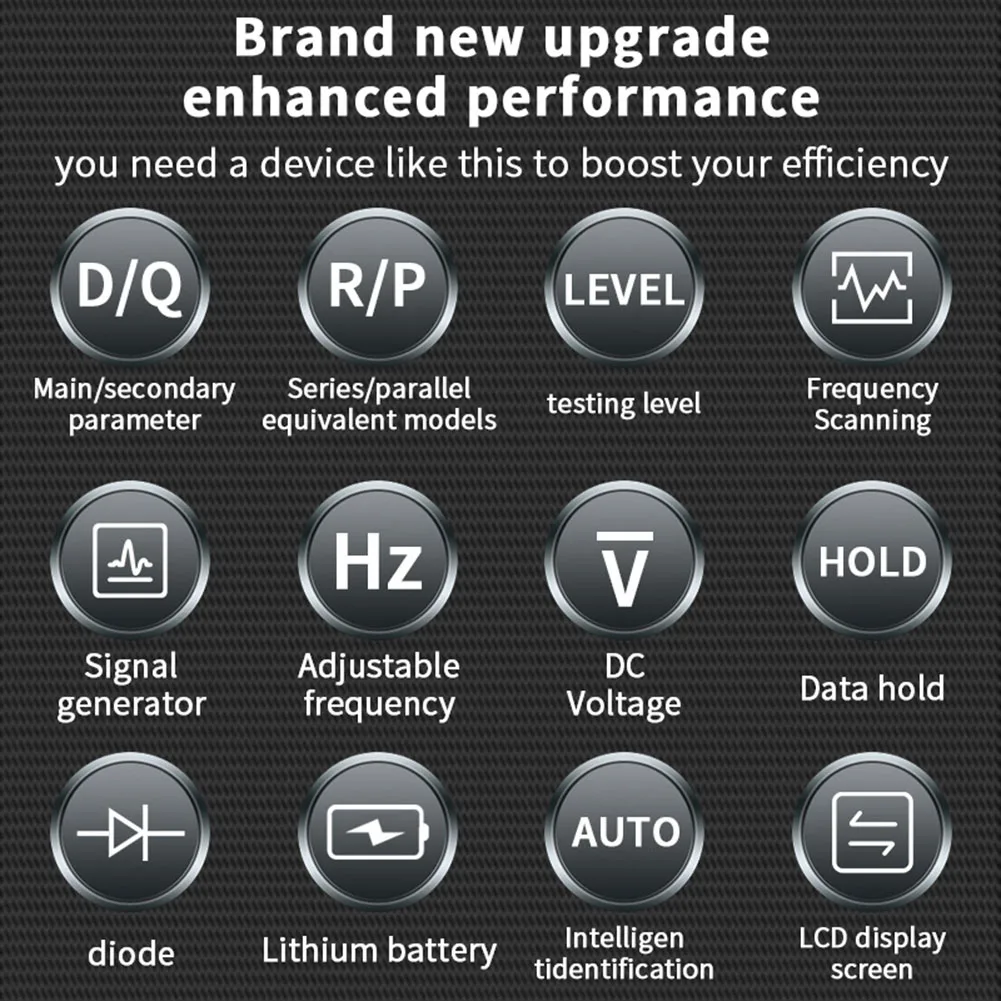 ZT-MD2 Intelligent Digital Clamp Meter LCR Tester For SMD Component Resistance Capacitance Inductance Measurement Tool view 3