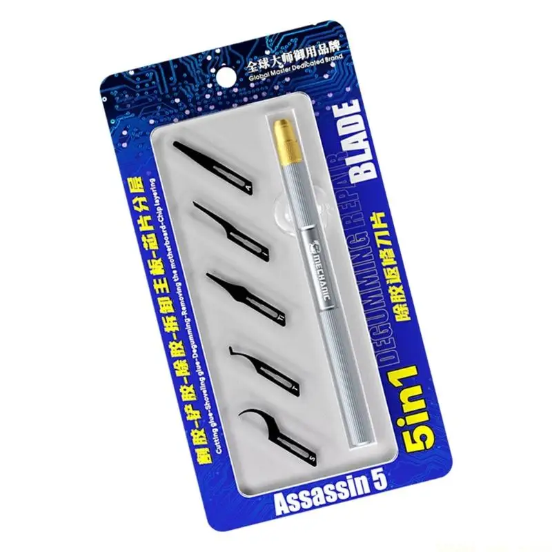 A2BE LCD Screen Spudger Opening Pry Card Tool Thin Flexible Nonslip For Phone Screen