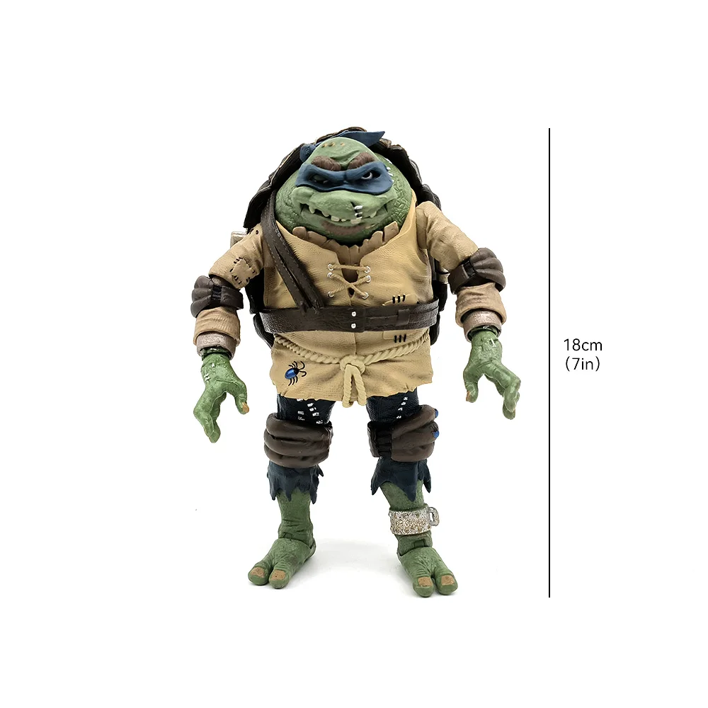 NECA Teenage Mutant Ninja Turtles Universe Monsters The Hunchback Leonardo Set Classic Movable Action Figure Toys