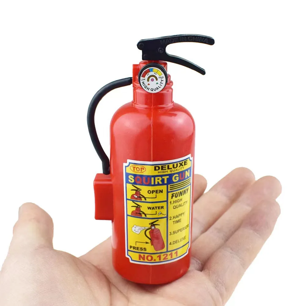 3/6pc Creative Fire Extinguisher Water Sprayer Funny Mini Whole Person Prank Water Play Toys Kids Beach Swim Spray Water Toys