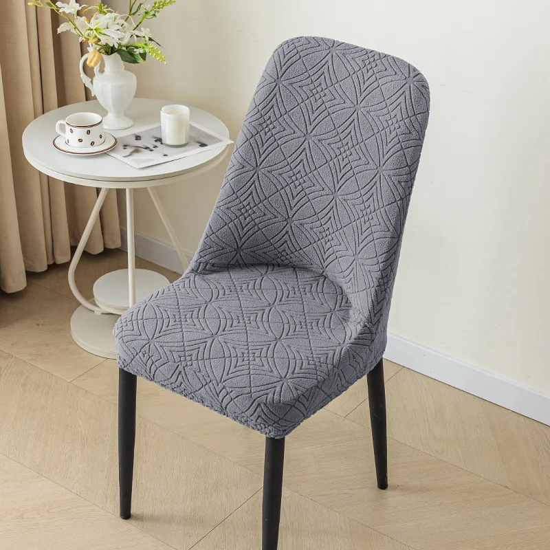 1 Stück Jacquard-Stuhlbezug für Esszimmer, Hochzeit, Bankett, dehnbarer Stuhlschutz, Sitzbezug, waschbar, pflegeleicht