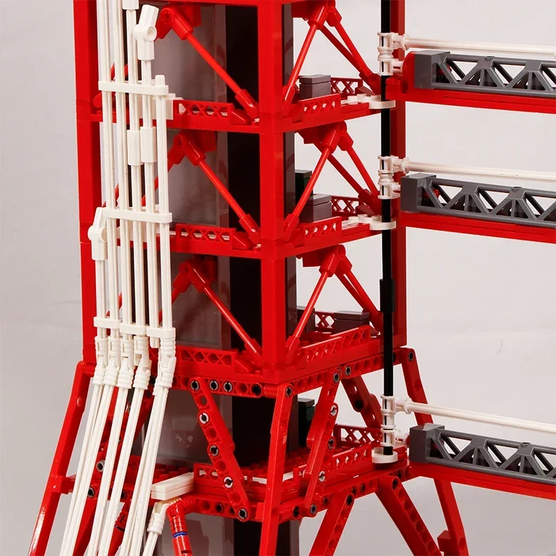 MOC-décennie s de construction de tour de lancement de Saturn 5, plate-forme de lancement de fusée, module haut, station de navette, compatible avec 21309, jouets pour garçons, cadeau