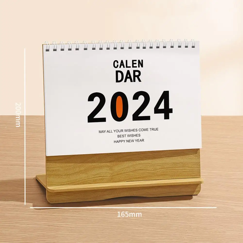 Mini Desk Calendar 2024 Small Desktop Calendar Mini Daily Schedule For Home Office School