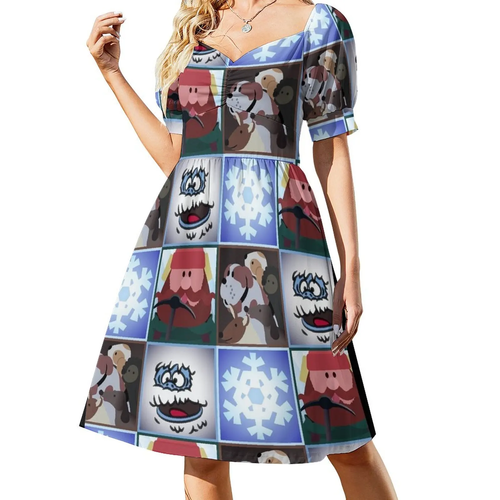 

Yukon Squares Short-Sleeved Dress cocktail dresses Womens dresses evening dress ladies