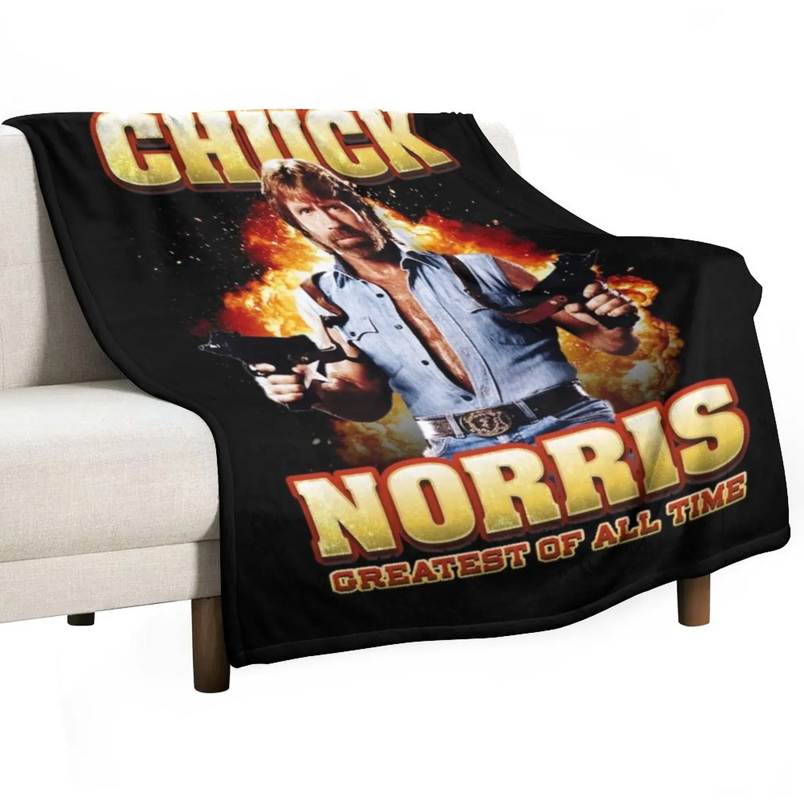 Chuck Norris: Greatest of all Time Throw Blanket Decorative Sofa Furry Soft Beds Blankets