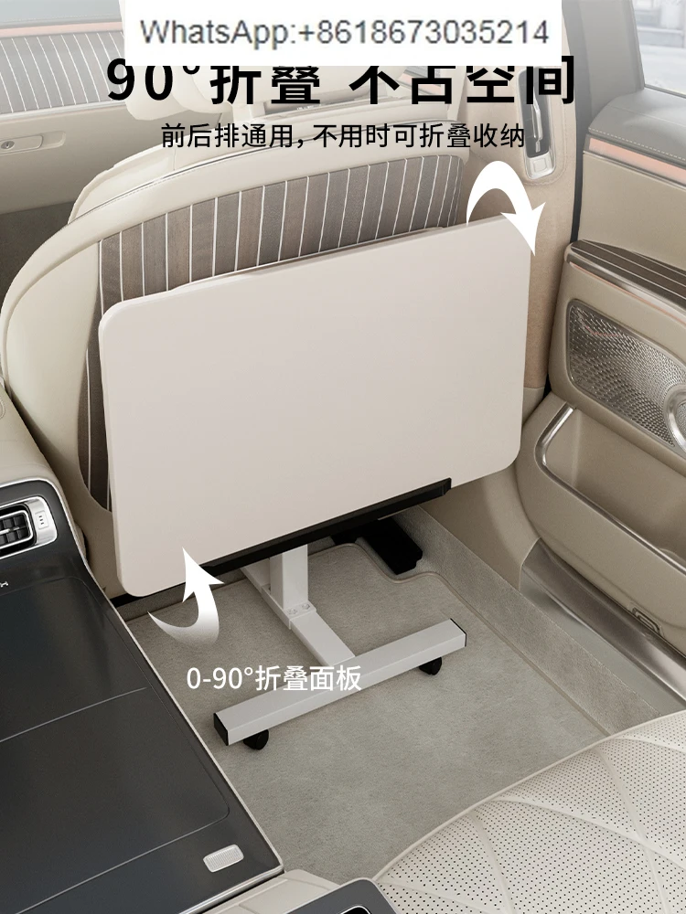 Small table board foldable eating table, common table for front and rear seats of the co-pilot
