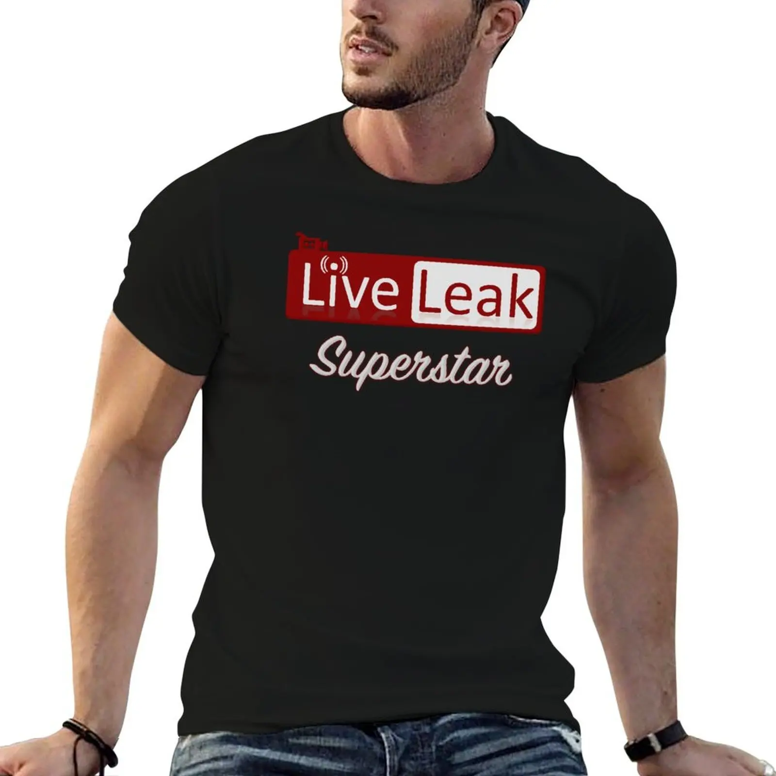 

LiveLeak Superstar T-Shirt t shirts for man cotton soft t shirts cotton 100% T-Shirt