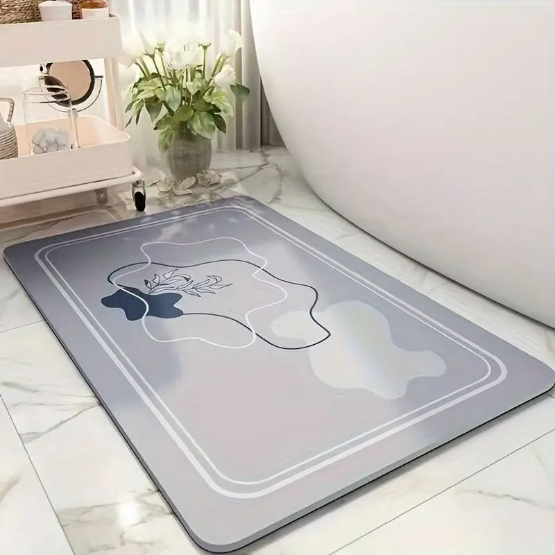 Bathroom absorbent diatom mud toilet  doormat toilet toilet floor mat toilet carpet