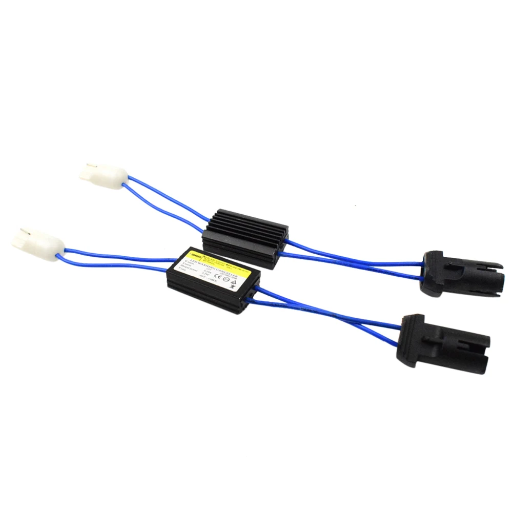 2pcs T10 Canbus Decoder Cable Eliminates Light Faults Car Lights Canbus Cable Warning Canceller Decoder Plug and Play