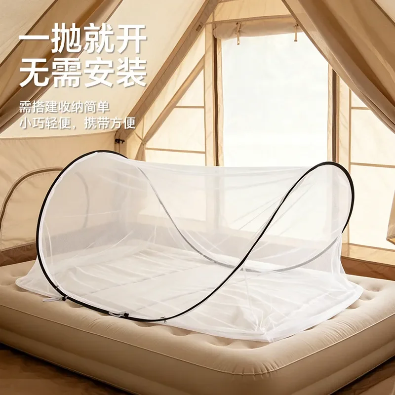 for Installation-free Portable Single Student Dormitory Mosquito Net for Home Office Outdoor Camping Travel