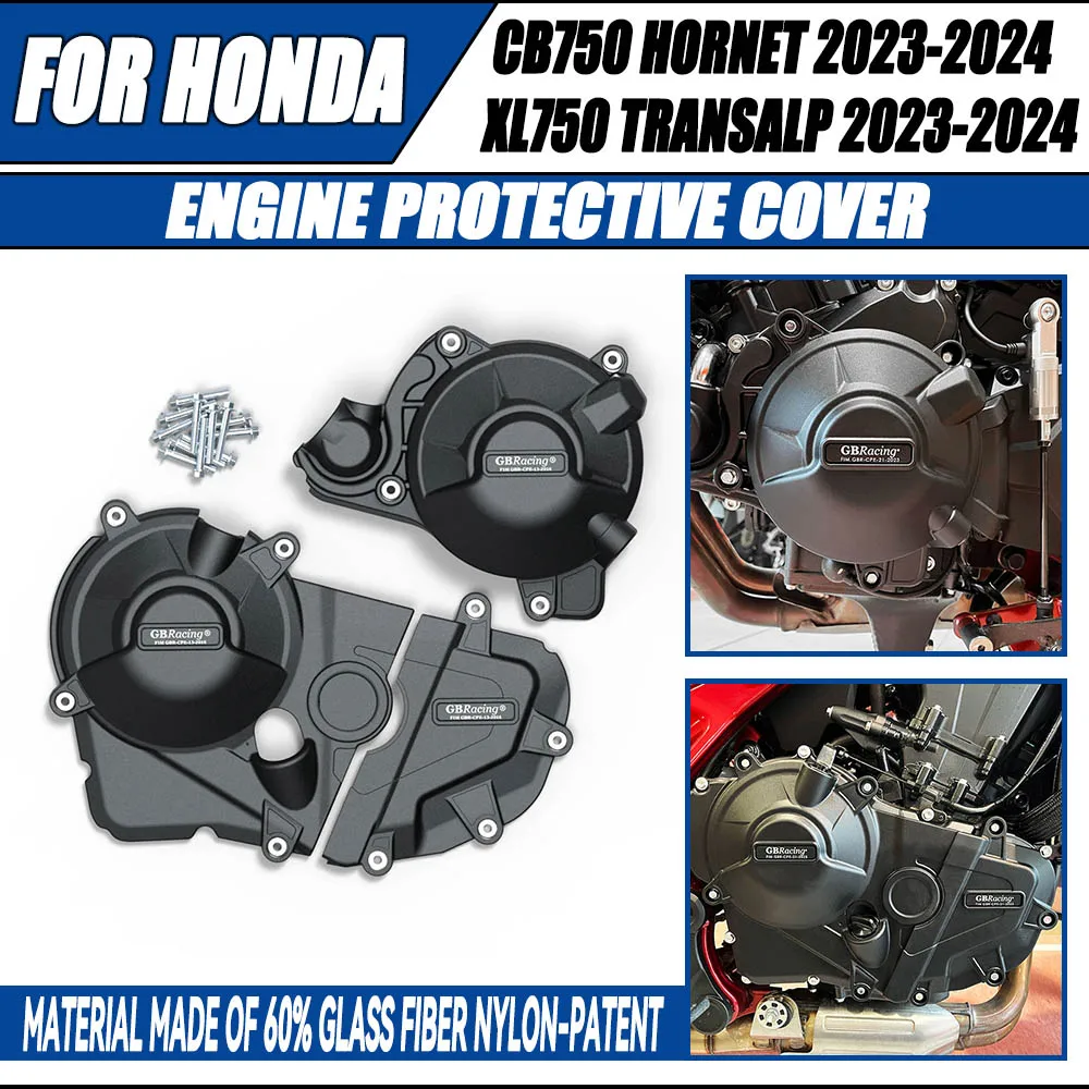 

Motorcycle Engine Cover Protection For HONDA CB750 Hornet 2023-2024 XL750 Transalp 2023-2024