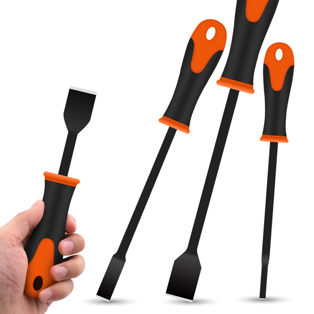 1/4Pcs Chrome Vanadium Steel Gasket Scraper Set Non-slip Grip Removing Side Moldings Badges And Decals Gasket Scraper Hand Tools