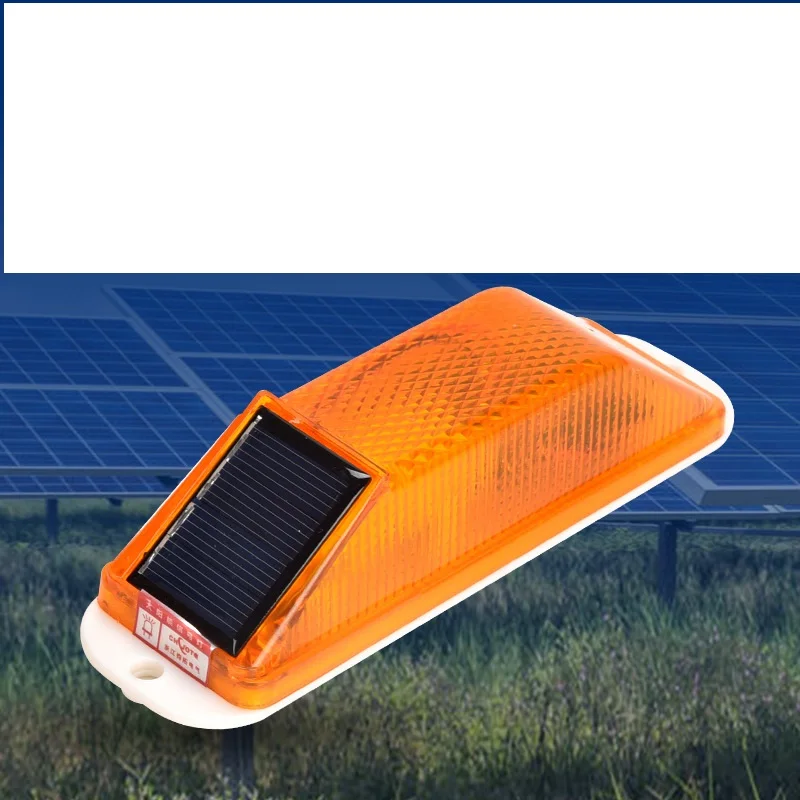 Lámpara LED de advertencia estroboscópica Solar para coche, Chip de Control de puente recargable, conducción nocturna, luz de precaución de