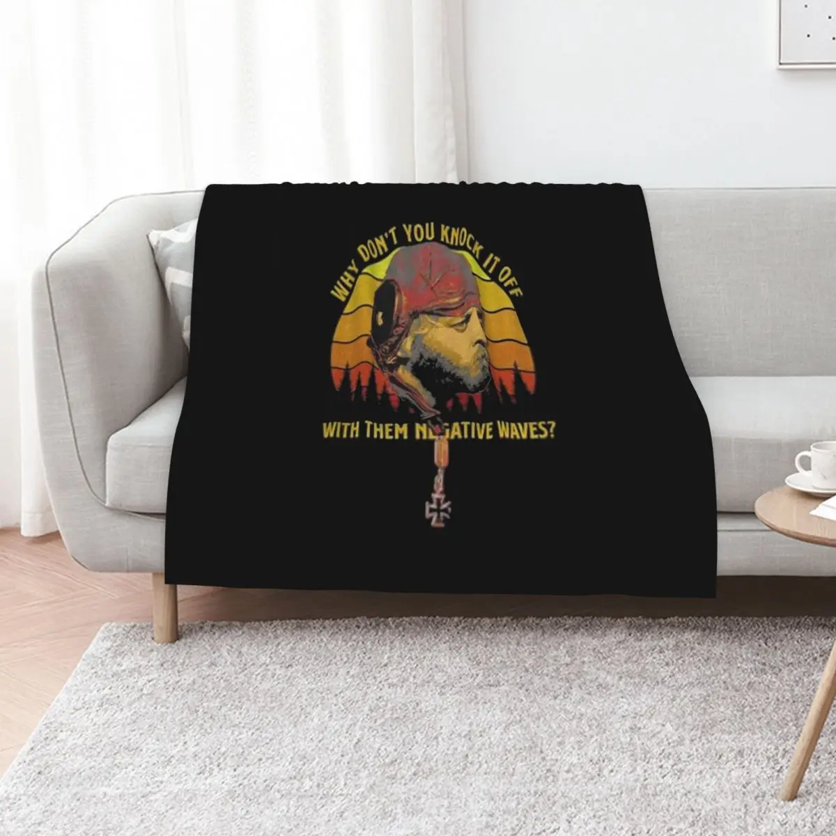

Sergeant Oddball Relaxed Fit T-Shirt Throw Blanket Ultra Plush Cozy Blanket for Napping Sleeping
