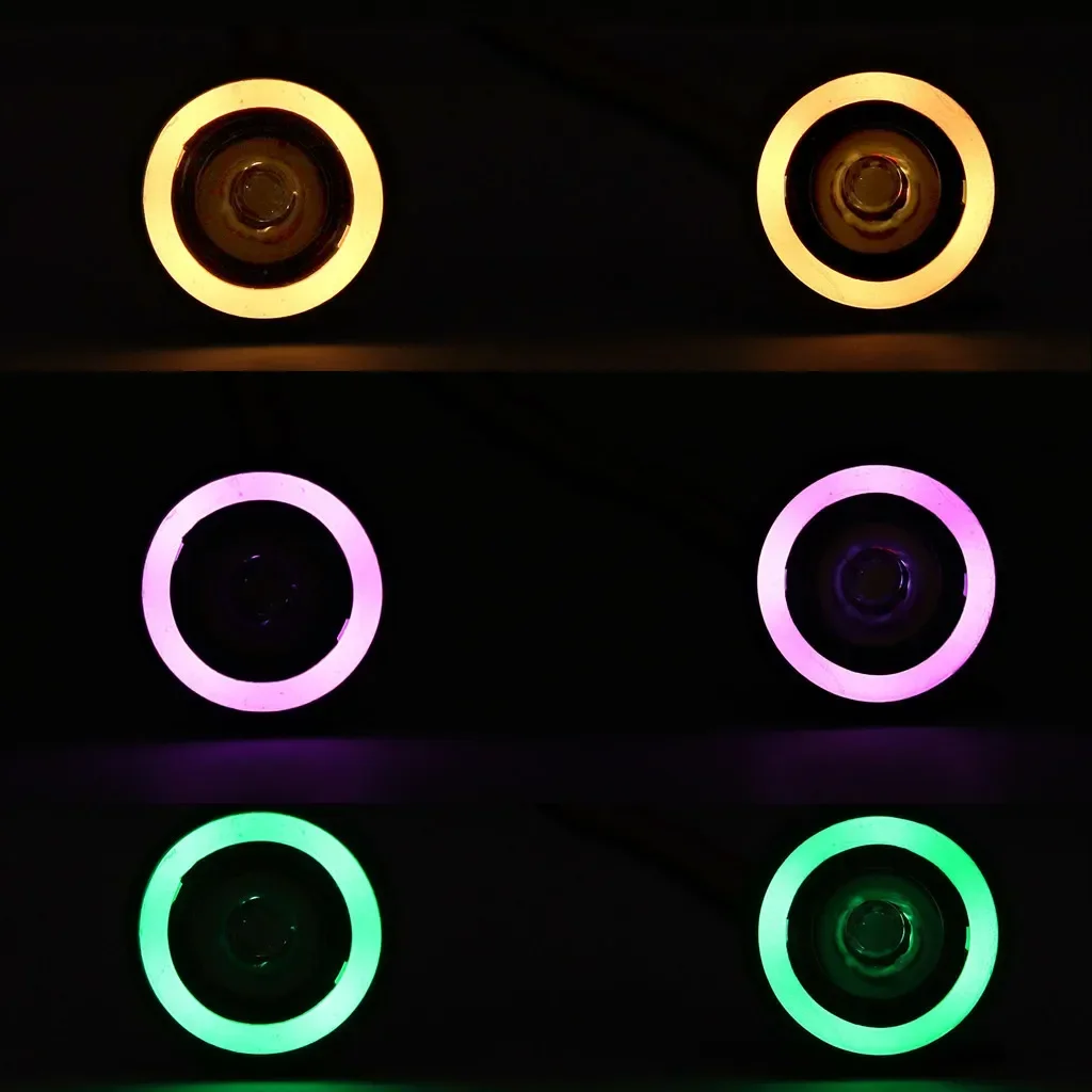 12 طرق RC سيارة العلوي 2LED أضواء مصباح ل 1/10 RC سيارة الزاحف نموذج محوري SCX10 TRX4 D90 جيب رانجلر 90046 90047 أجزاء #6