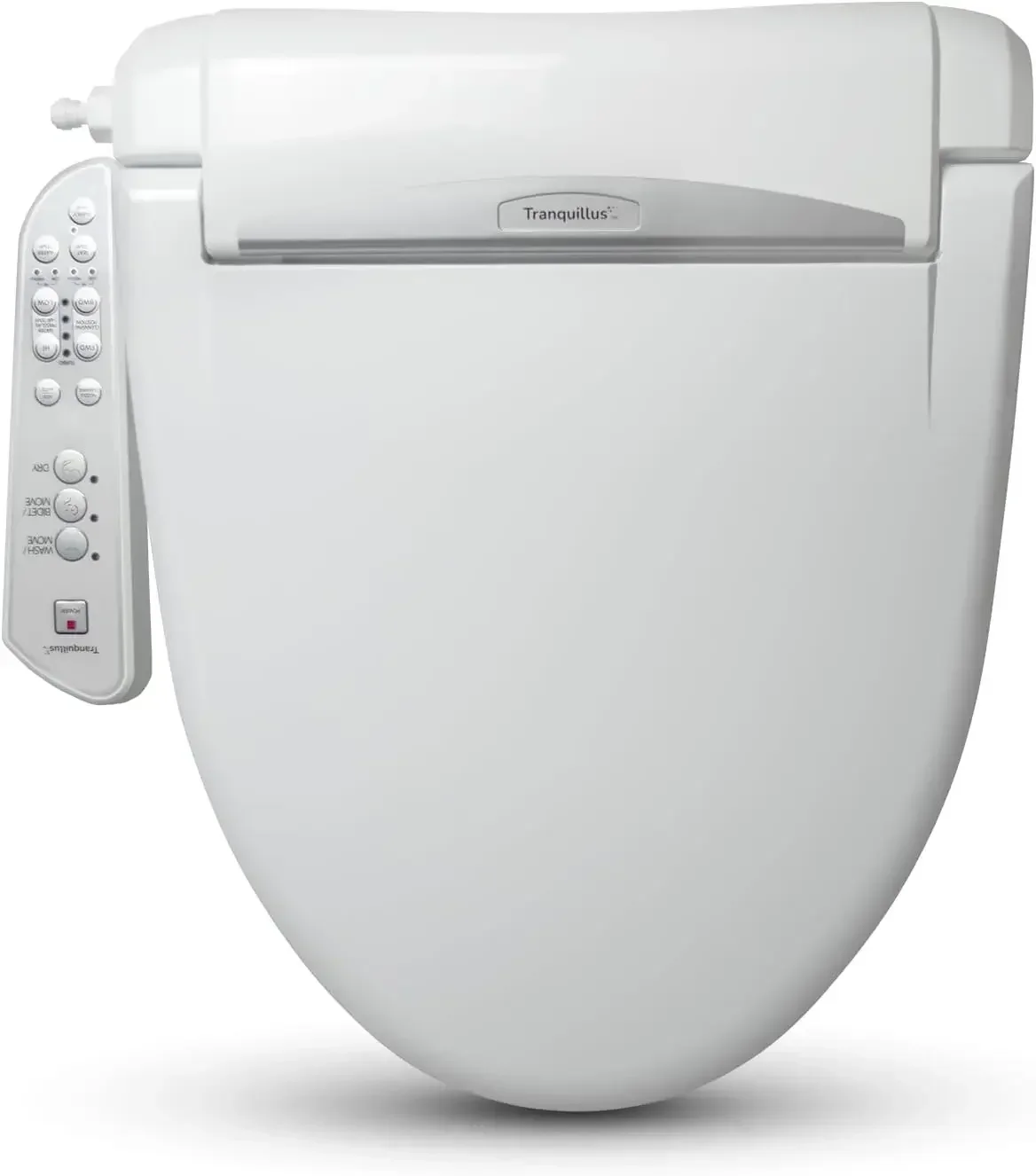 Brand new fast shippingBestsellerTranquillus Essential Round Bidet - Water and Air Adjustable Toilet Seat, Electric Bidet - ADA