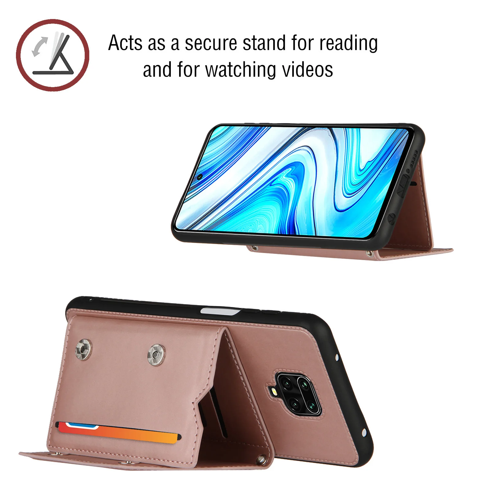 Custodia Flip in pelle Pu per Xiaomi Redmi Note 10 9 Pro 9S 9A 9C Poco X3 NFC Mi 12X 11 Ultra 10T Lite 11T Pro custodia per Slot per schede