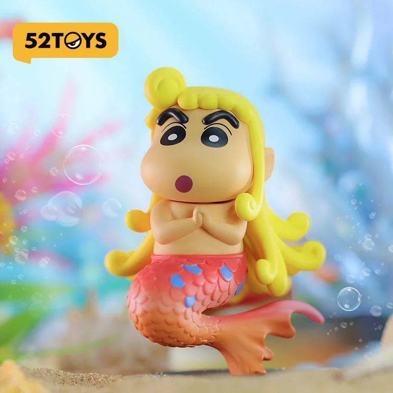 Crayon Shin Chan Fairy Tale Series Blind Box Original 52toys  Figure Doll Play Toy Ornaments Doll Christmas Gift For Child