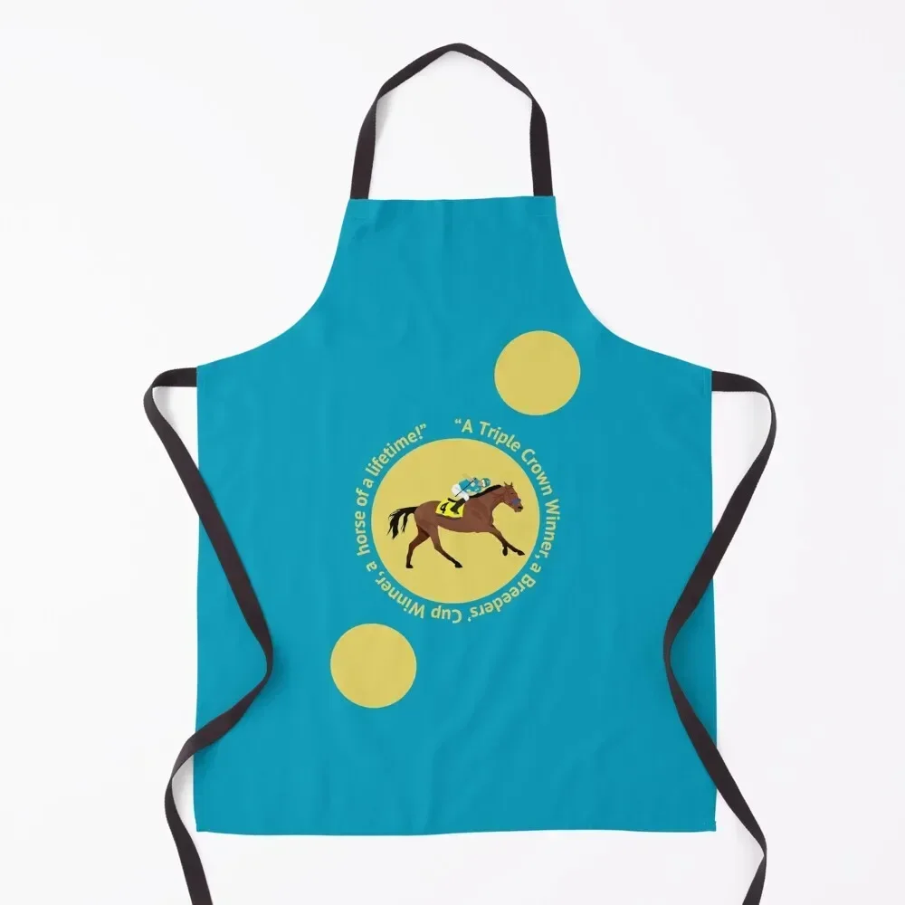 

American Pharoah Breeders Cup Apron Household Items Useful Kitchens Woman professional kitchen Kitchen Kawaii Accessories Apron