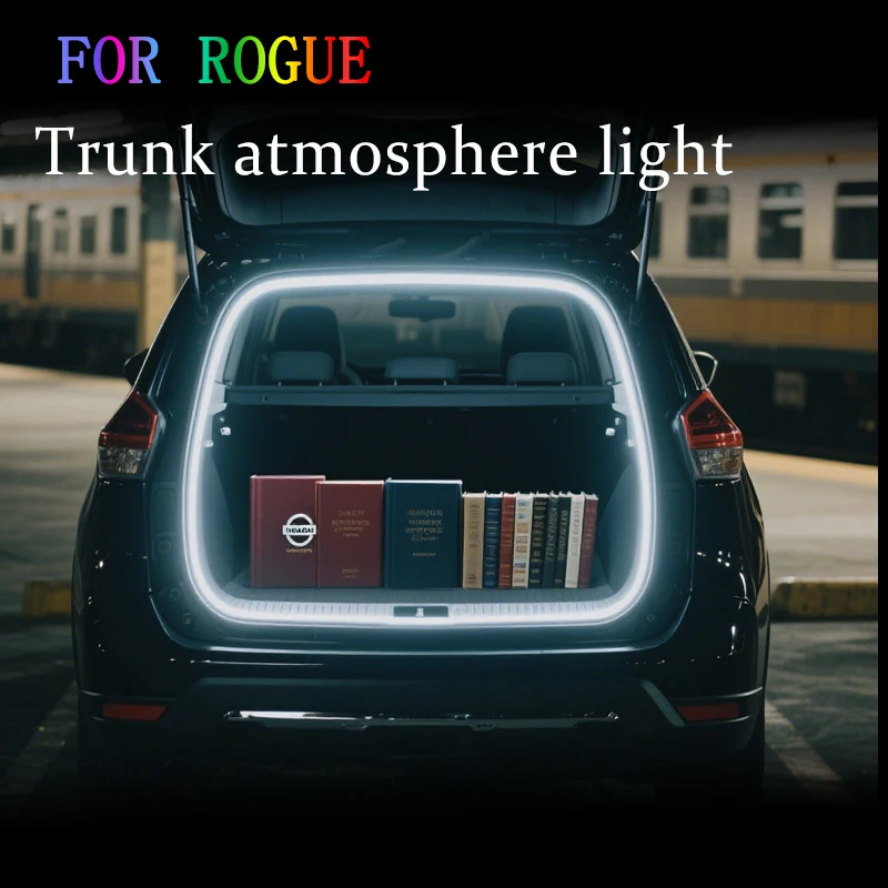 

FOR Nissan ROGUE 2014-2018 special trunk welcome lighting car interior flow aura light belt supplies modification accessories