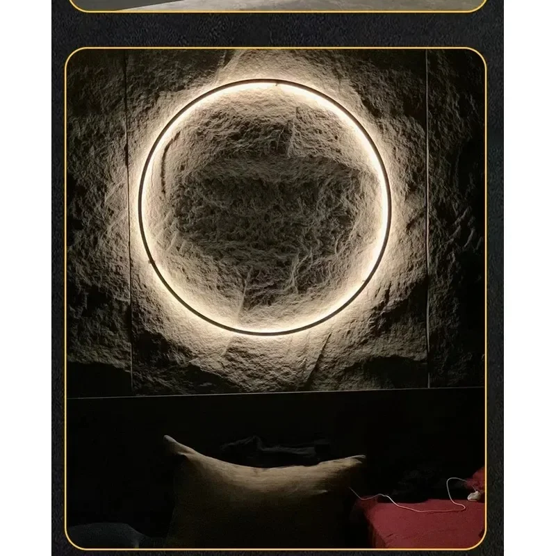 FRP simulation stone mountain rock slab mountain peak stone light-transmitting material background wall atmospheric door