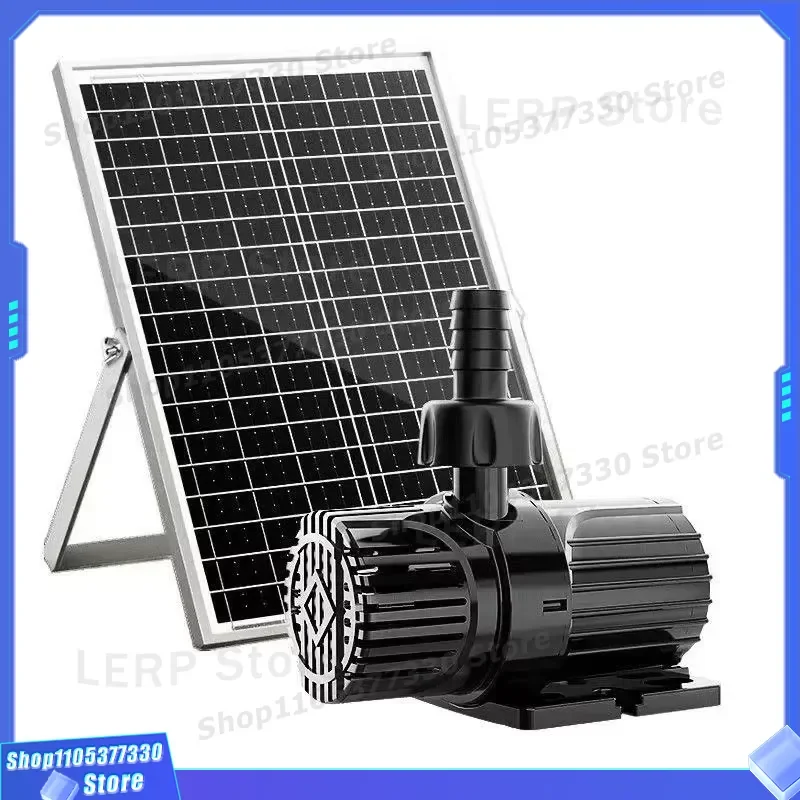 Solar Submersible Pump BLDC Battery Powered High Lift Large Flow Circulation Filter For Outdoor Fish Farming Pond Equipment